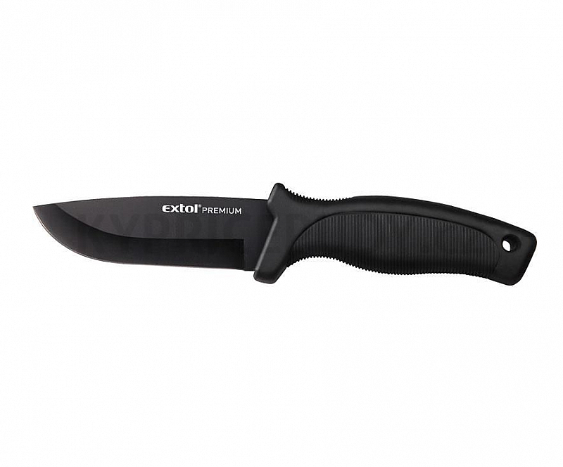 Nůž lovecký nerezový, 230mm, s nylonovým pouzdrem na opasek, EXTOL PREMIUM