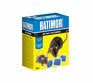 Ratimor Brodifacoum - měkká nástraha 150 g krabička