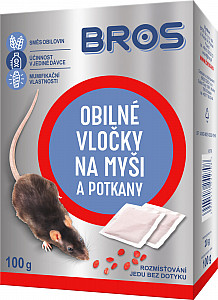 Bros - obilné vločky na myši, krysy a potkany 100 g