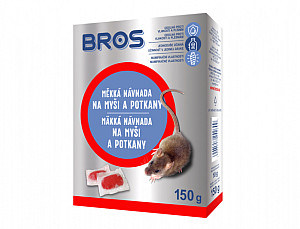 Bros - měkká návnada na myši a potkany 150 g