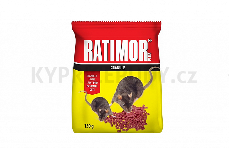 Ratimor Bromadiolon - granule 150 g sáček