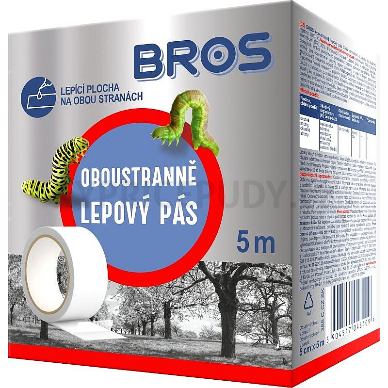 Bros - oboustranné lepové pásy na stromy 5 m