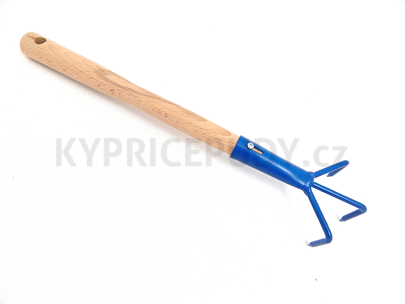 Kypřič drápek 3 prsty s násadou 27cm