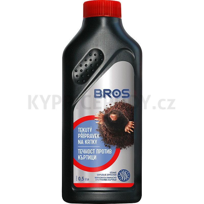 Bros - odpuzovač krtků tekutý 500 ml