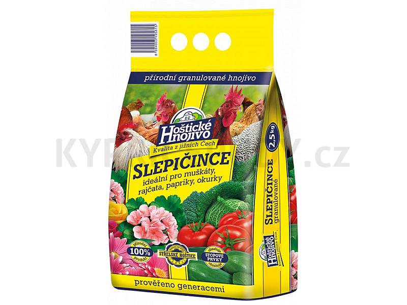 Slepičince granulované - 2,5 kg