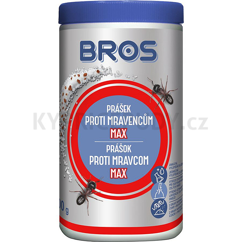 Bros - prášek proti mravencům Max 100 g