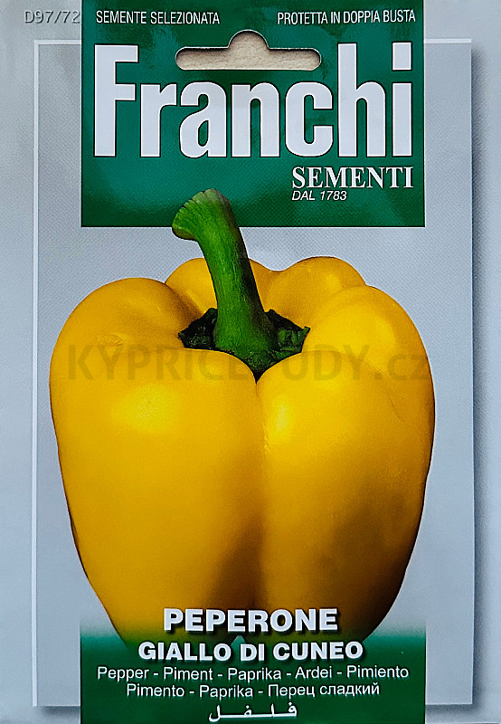 Paprika - GIALLO DI CUNEO - semena