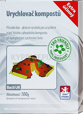 Enzym urychlovač kompostů Bacti UK - 100 g