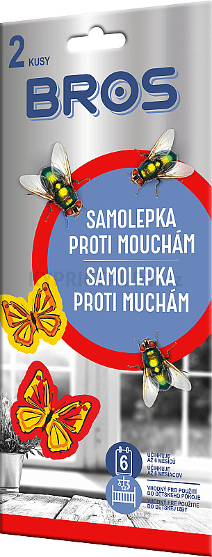 Bros - samolepky proti mouchám 2 ks