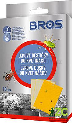 Bros - lepové desky do květináčů 10 ks