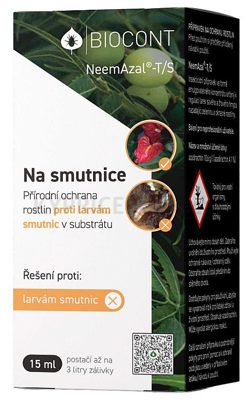 NeemAzal T/S na smutnice v substrátu - 15 ml