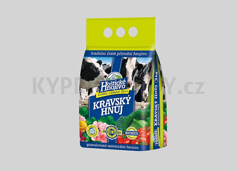 Kravský hnůj 3 kg