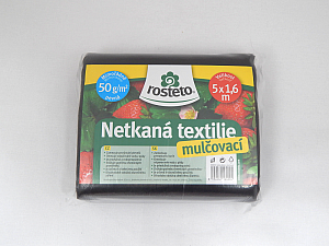 Netkaná textílie mulčovací černá 5x1,6m