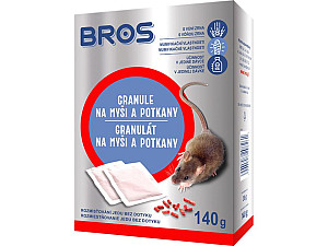 Bros - granule na myši a potkany 140 g