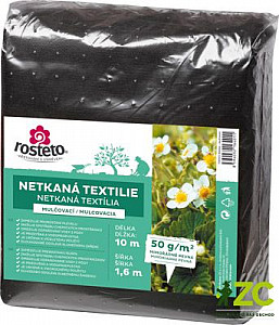 Neotex / netkaná textilie Rosteto - černý 50g šíře 5 x 3,2 m