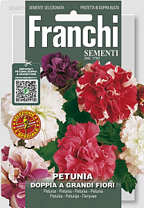 Petúnie – plnokvětá, různobarevná F.1.