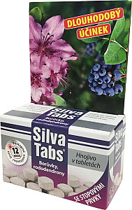 SilvaTabs - tablety na borůvky a rododendrony 25 ks
