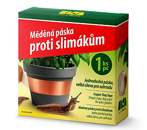Měděná páska proti slimákům