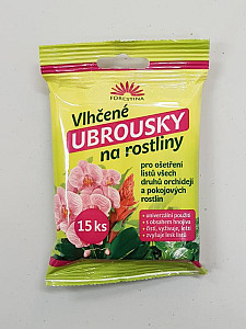 Vlhčené ubrousky na rostliny - 15ks